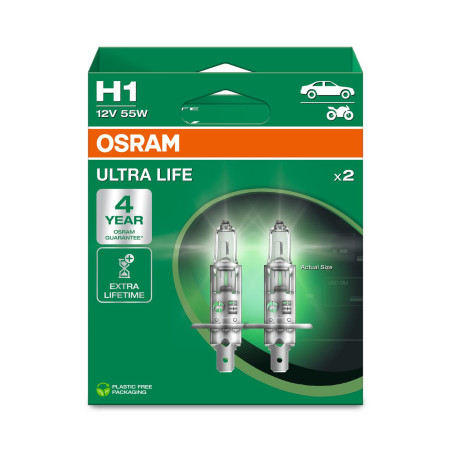 OSRAM H1 12V 55W Ultra Life...