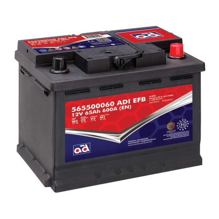 AD 65Ah 600A EFB12V...