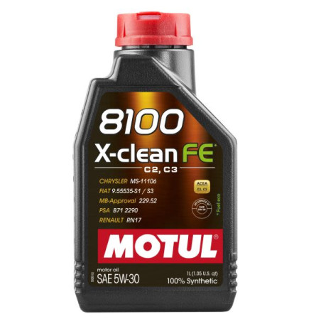 MOTUL 5W30 8100 X-CLEAN FE...