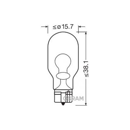 OSRAM 921 W16W 12V/16W lemputė