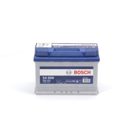 Bosch S4008 74Ah -/+ 680A...