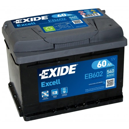 Exide excell 60Ah 540A 12V...